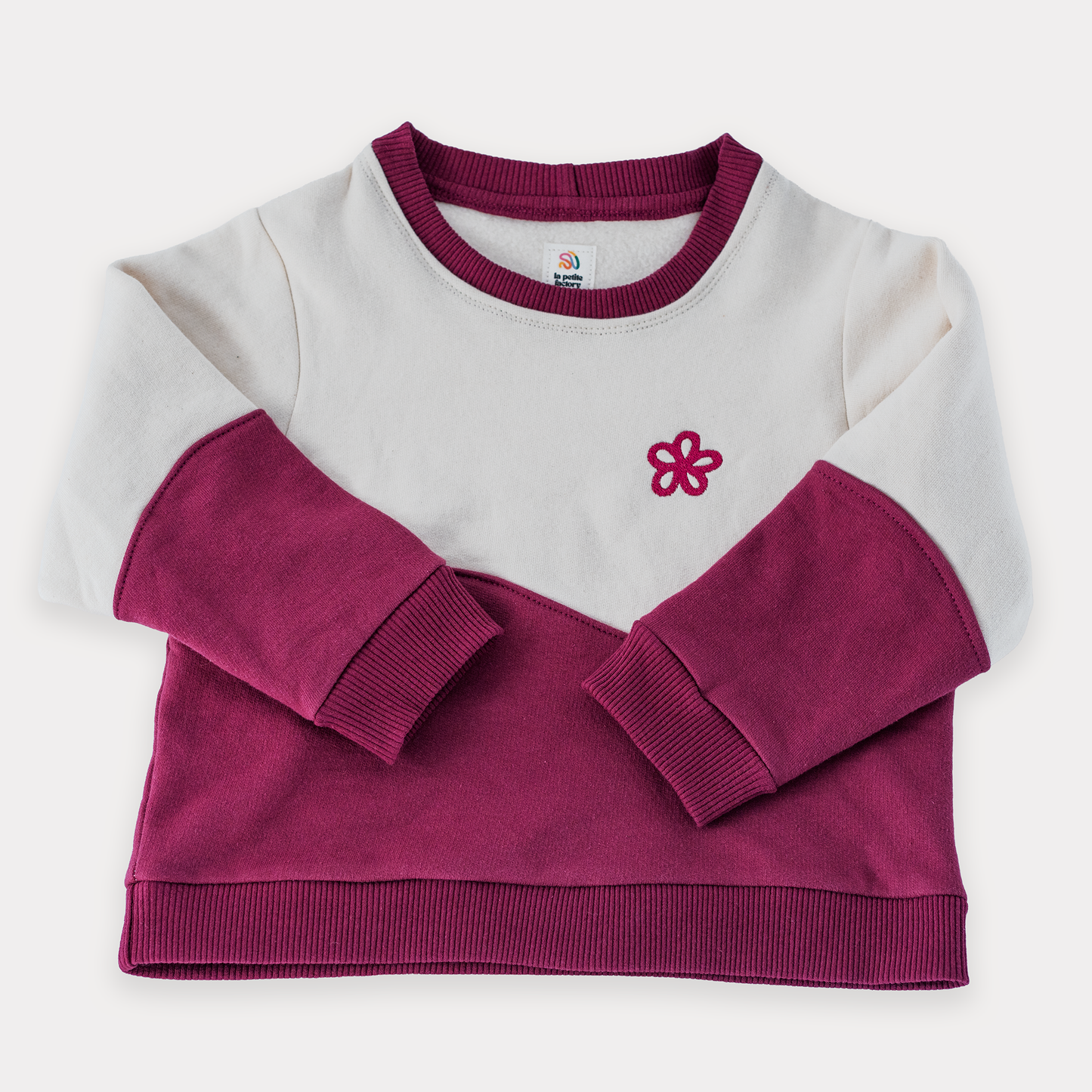 Flower Power – Sweatshirt (Maroon)